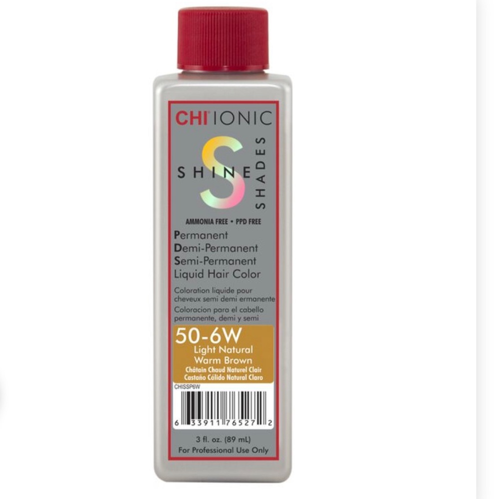 CHI Ionic Shine Shades 50-6W Light Coverage Plus Warm Brown
